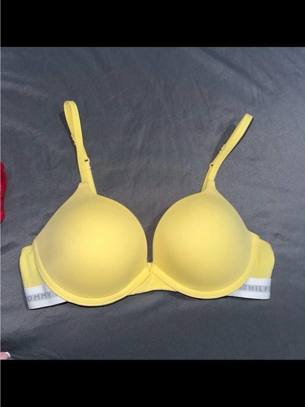 Tommy Hilfiger Yellow Bra 34C